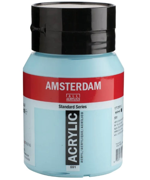 Royal Talens Amsterdam – Acrylic Standard – Acrylfarbe – Hellhimmelblau, 500 ml