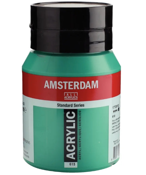Royal Talens AMSTERDAM Standard Acrylfarbe – Smaragdgrün – 500 ml
