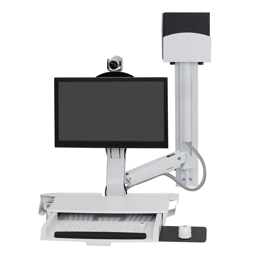 Ergotron Wand-Schwenkarm – Silber