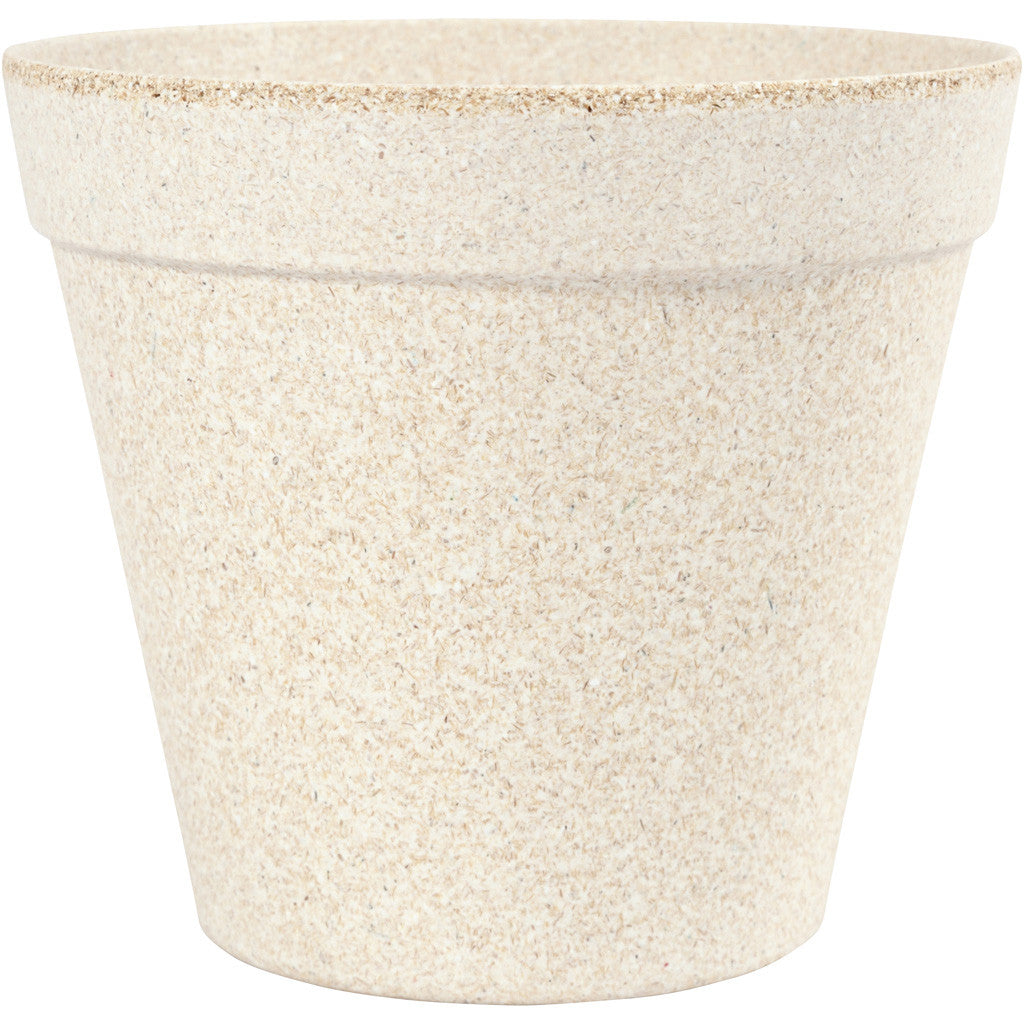 Creativ Company Blumentopf – Ø 15,2 × 13,5 cm – Bambus, natur