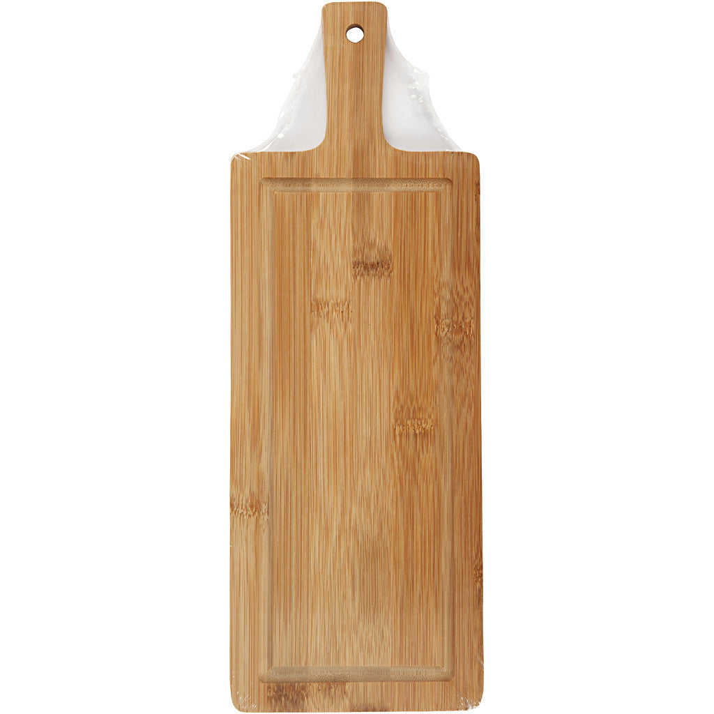 Creativ Company Schneidebrett 14 × 39 × 1,4 cm, Bambus, Braun