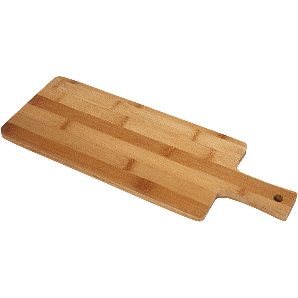 Creativ Company Schneidebrett 14 × 39 × 1,4 cm, Bambus, Braun