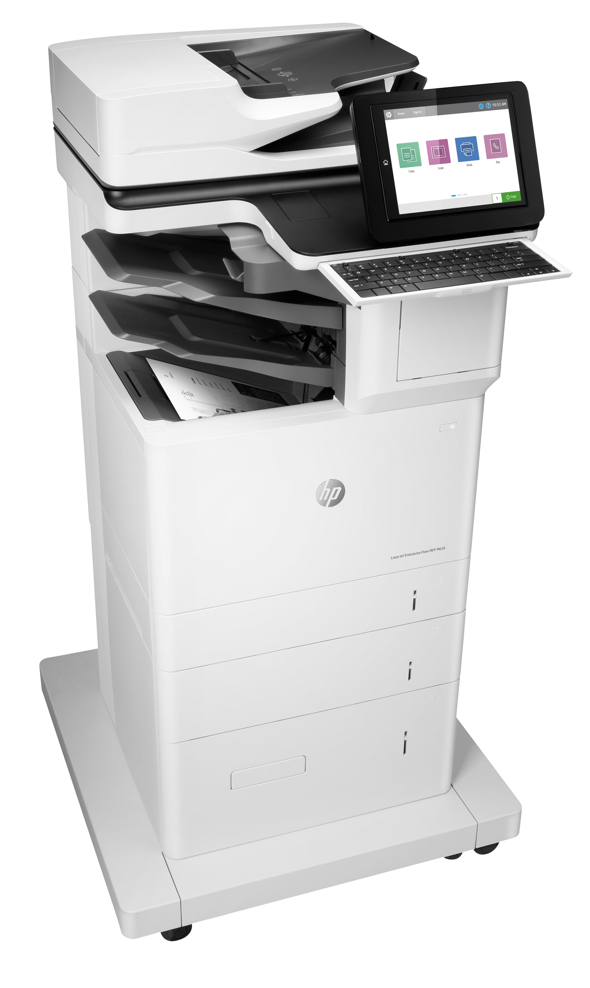 HP LASERJET ENTERPRISE FLOW M636Z – S/W Laser-MFP A4 – 71 ppm S/W