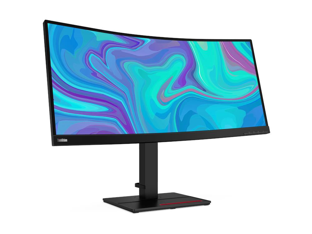 Lenovo ThinkVision T34w-20 – 34" Curved, 3440 × 1440 (UWQHD), VA, USB-C 75 W