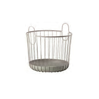 Zone Denmark Inu Aufbewahrungskorb – Metall – Taupe – Ø 406 × 411 mm