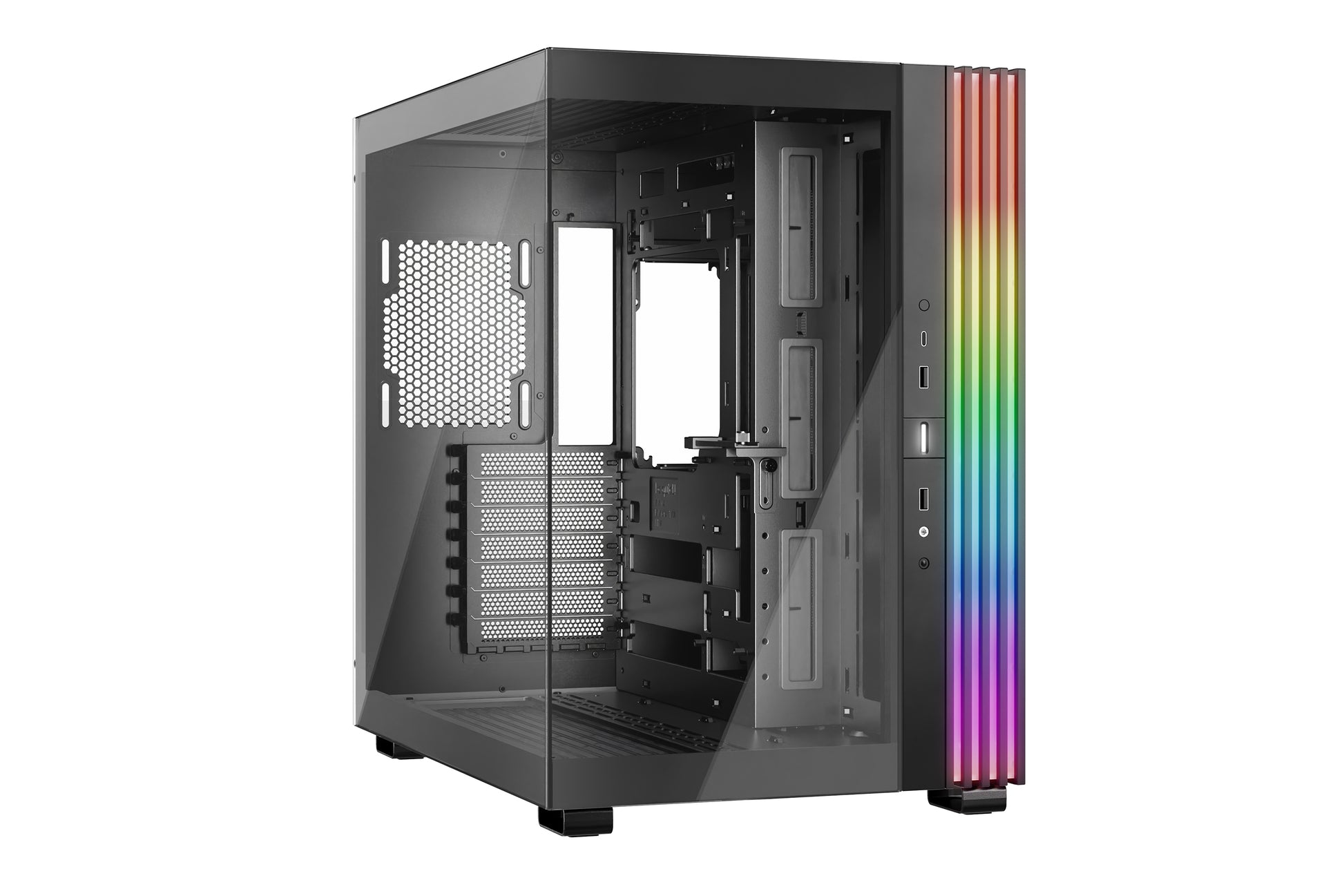 be quiet! be quiet LIGHT BASE 600 DX – PC-Gehäuse – Midi Tower, Seitenfenster, RGB, 7×Slots, 455×305×450 mm, Schwarz