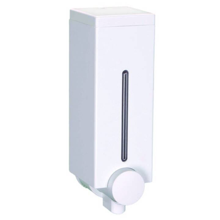 Diaqua Kompakter manueller Seifenspender – Wandmontage – 500 ml, weiss, Kunststoff