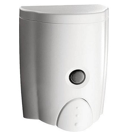 Diaqua Smart Manueller Seifenspender – Wandmontage – 500 ml, weiss, Kunststoff