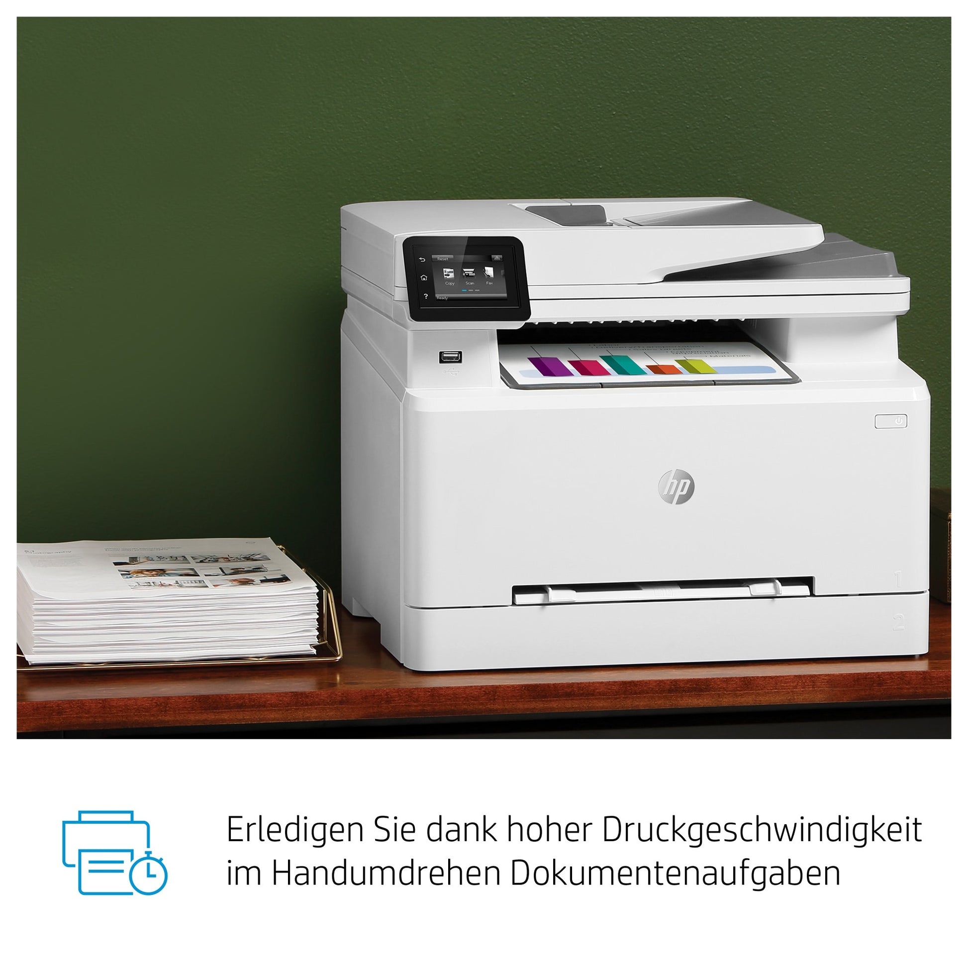 HP Color LaserJet Pro MFP M283fdw – Farbdruck, 21 Seiten/min