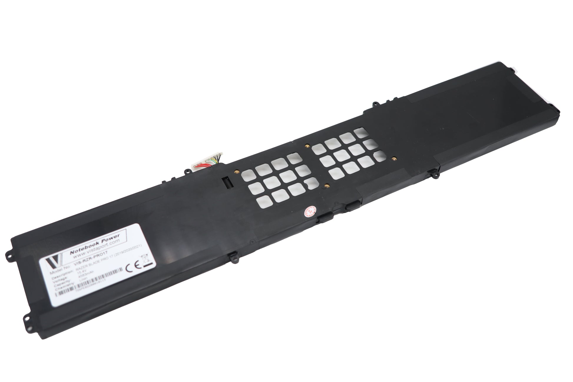 Vistaport Notebook-Akku – für Razer Blade Pro 17 (2019, 2020, 2021) – 70,5 Wh, 15,4 V – Schwarz