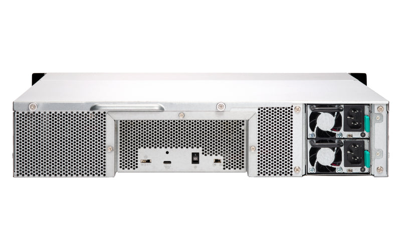 QNAP TL-R1200C-RP – 12-Bay Rack 2U Erweiterungseinheit – redundantes Netzteil, für 2,5"/3,5" HDD/SSD, SATA