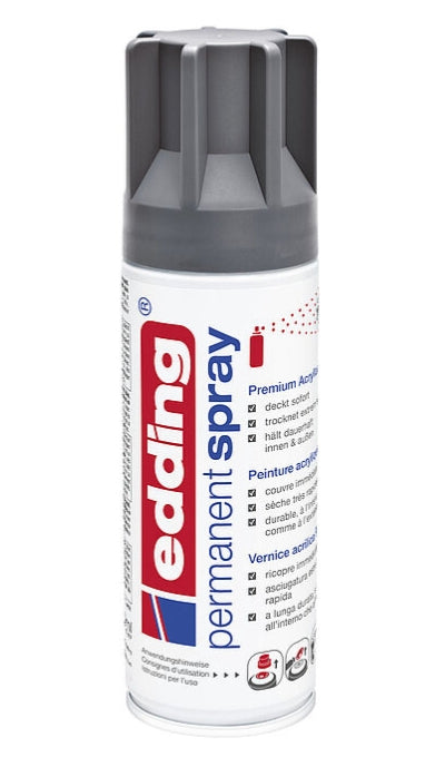 Edding Farbspray – Anthrazit, seidenmatt, 200 ml