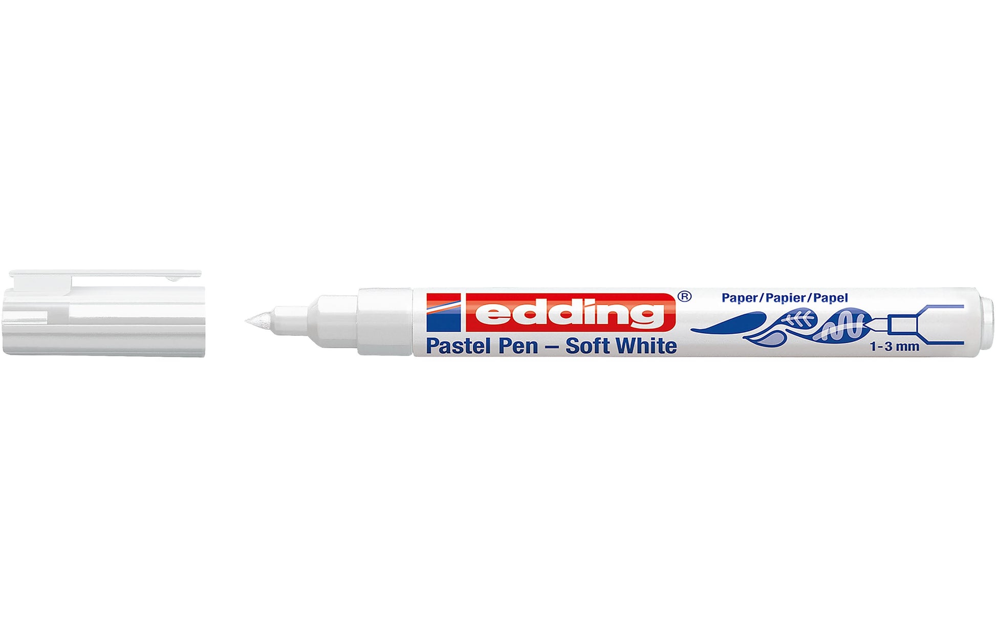 Edding Filzstifte, Strichbreite 1–3 mm, 1 Stk.
