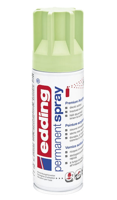 Edding Farbspray – Pastellgrün, seidenmatt, 200 ml