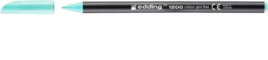 Edding Filzstift Pastell – Feine Spitze, 1 mm, wasserbasiert, süsse Minze