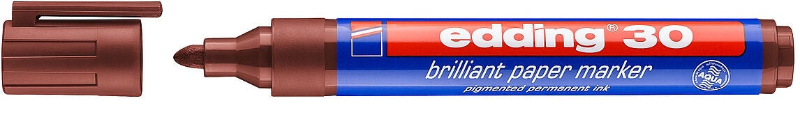 Edding Papiermarker für Permanentmarker – Braun