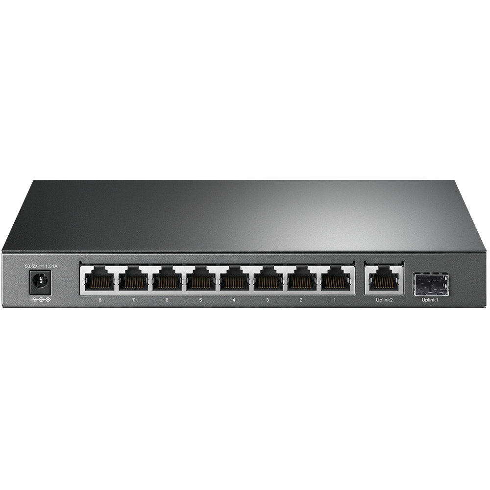 TP-Link TL-SG1210P – Switch – 9×GbE, 1×SFP, PoE+ 8×, 63 W