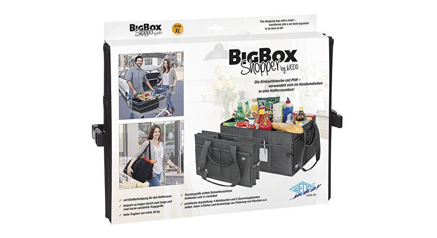 Wedo Stofftasche, Polyester, Schwarz, 600×300×400 mm, 25 kg
