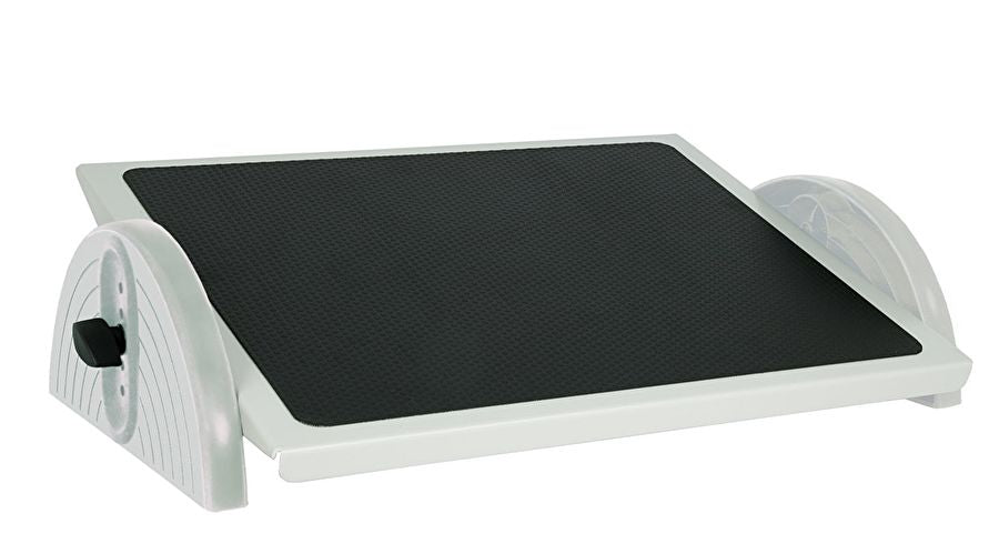 Wedo Fussstütze Relax Steel – 46 × 35 cm, Stahlblech, Lichtgrau