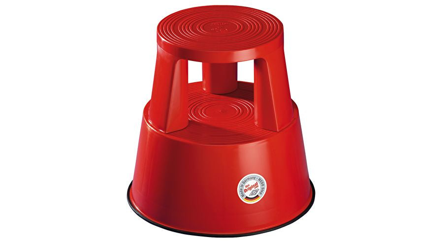 Wedo Step Rollhocker – Polypropylen (PP) – Rot, bis 150 kg