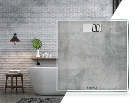 Soehnle Digitale Personenwaage Compact 300 – Glas – 180 kg