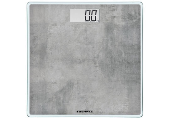 Soehnle Digitale Personenwaage Compact 300 – Glas – 180 kg