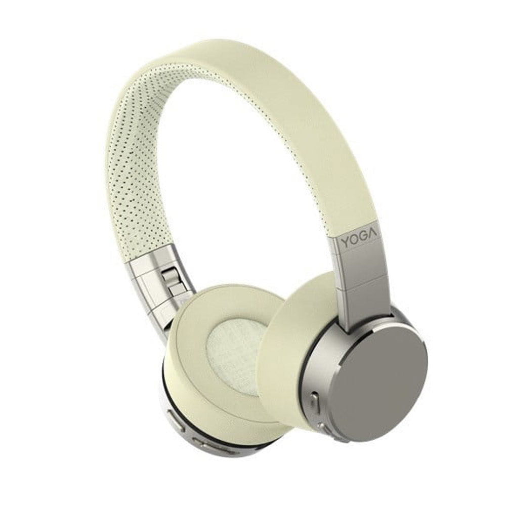 Lenovo Yoga Active Kopfhörer On-Ear – Stereo, Kabel + BT, Weiss, BT 5.0