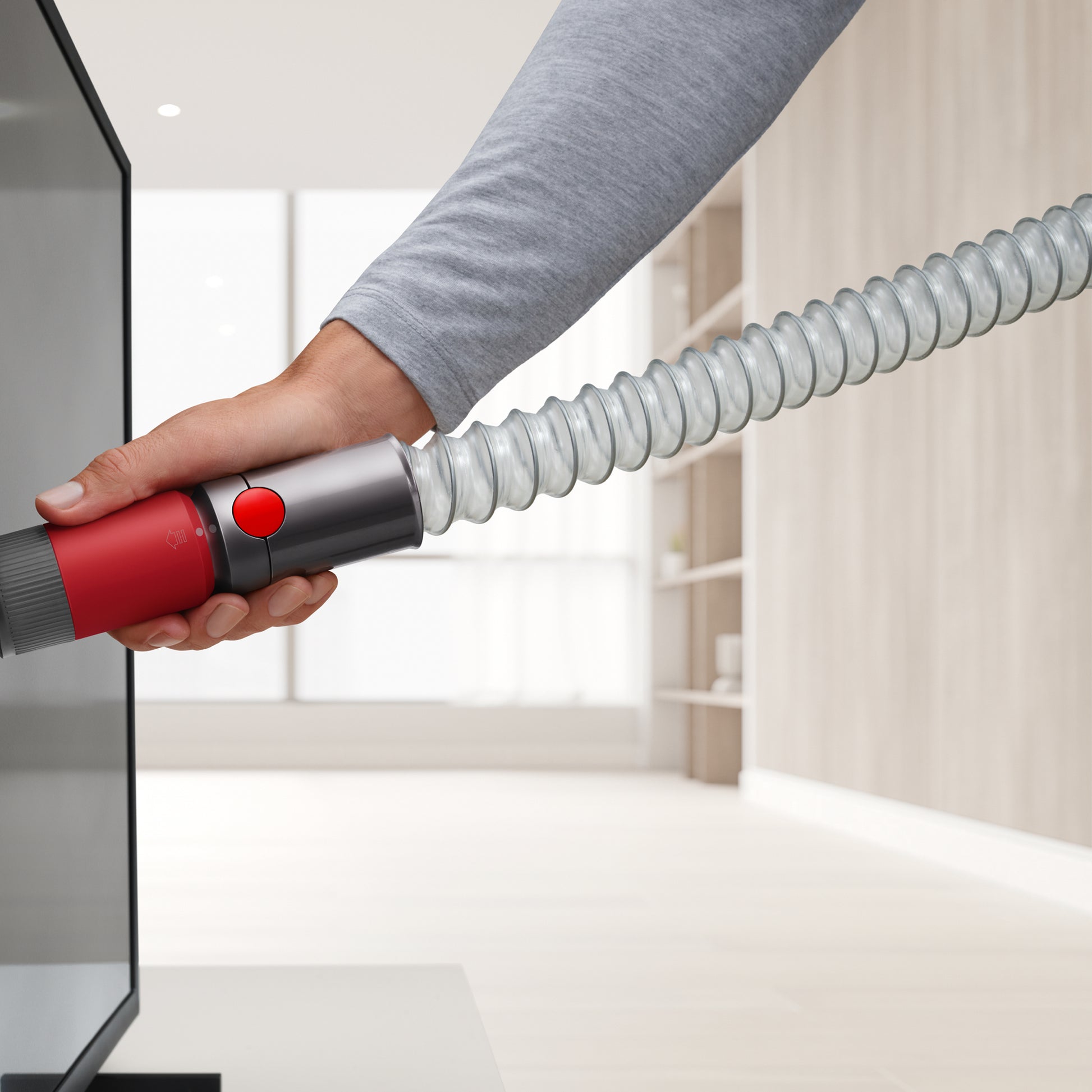 Dyson Spezialreinigungs-Set 972203-01 – flexibler Schlauch und Bürste, 3 Stück – für Dyson V8/V10/V11 und andere