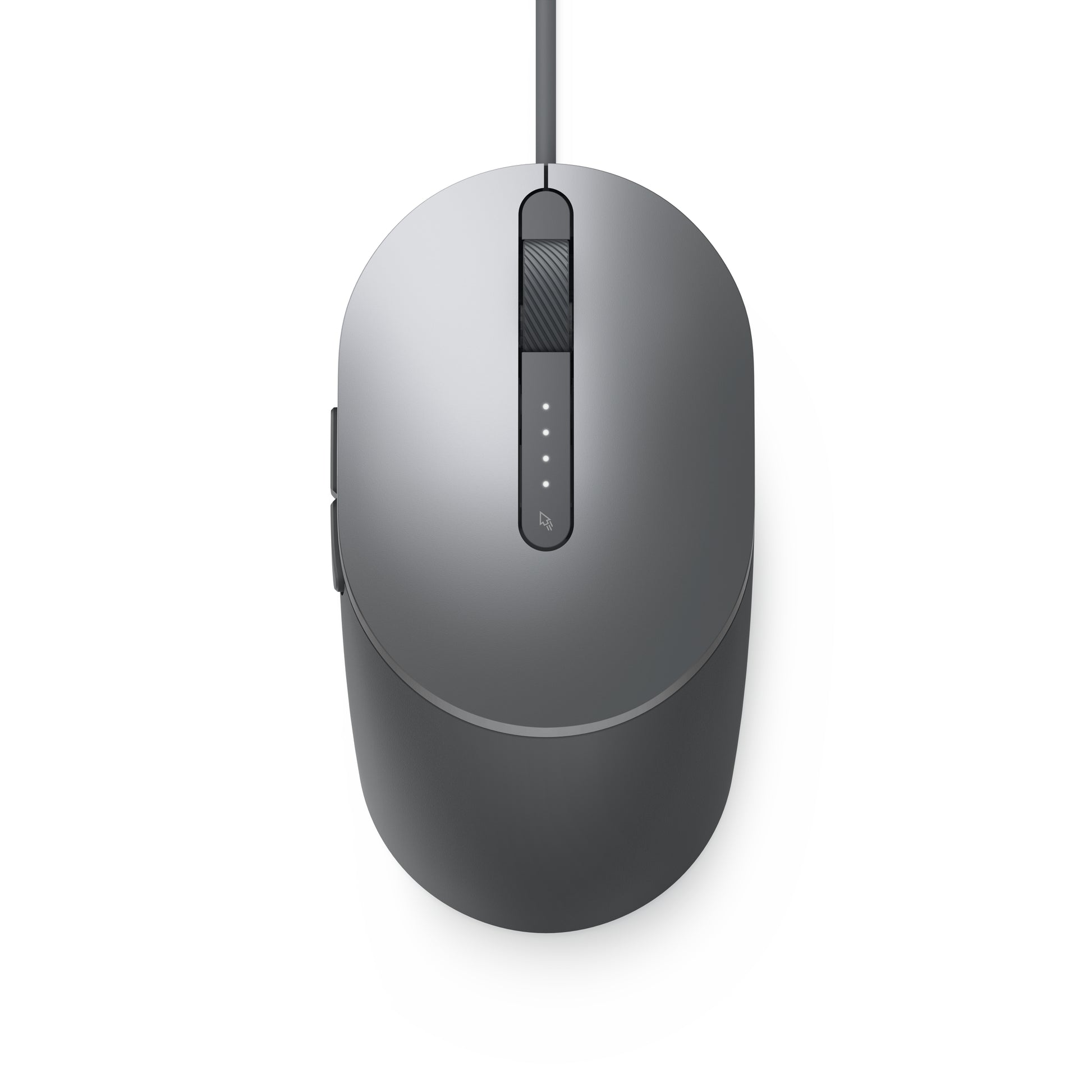 DELL MS3220 – Maus – Kabelgebunden (USB‑A), 3200 DPI, beidhändig, Grau, Titan
