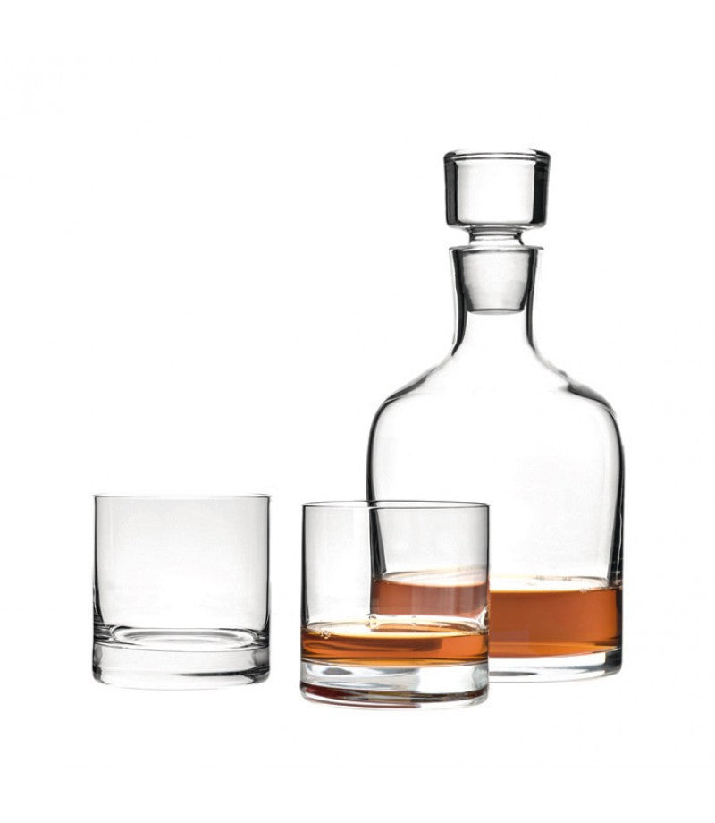 LEONARDO Karaffe – 0,38 l, Glas, transparent, 3-teilig