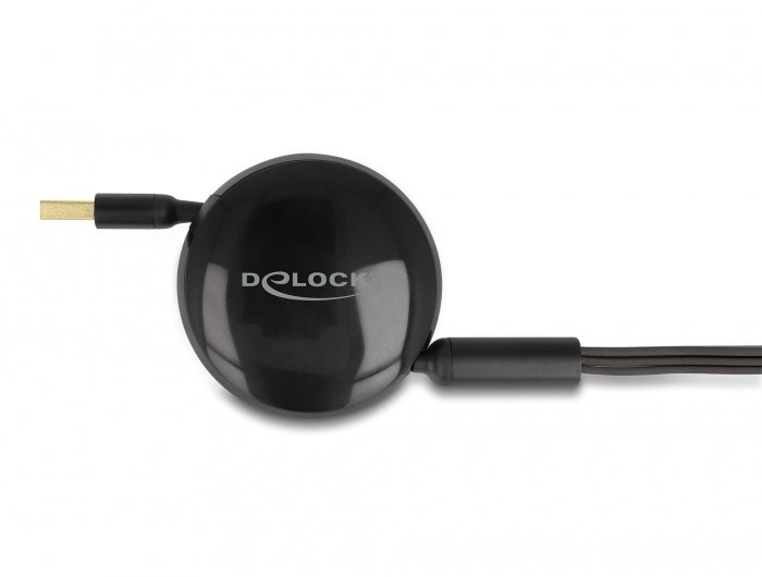 DeLOCK USB-Kabel – USB-A auf Micro-USB-B, 2× USB-C – USB 2.0 (480 Mbit/s) – 1,13 m – Schwarz