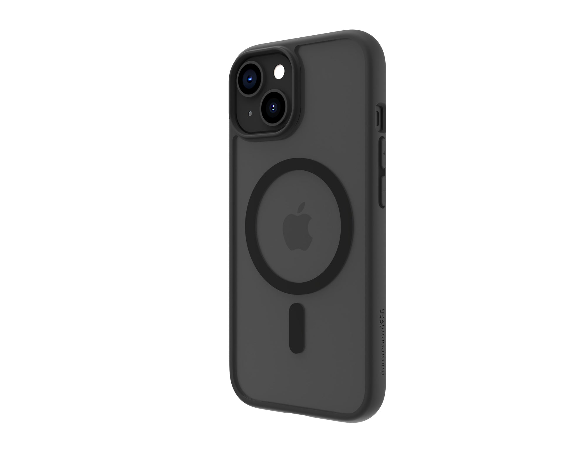 dbramante1928 Grenen MS – Backcover – für Apple iPhone 15, MagSafe, Kunststoff, Schwarz, schlagfest