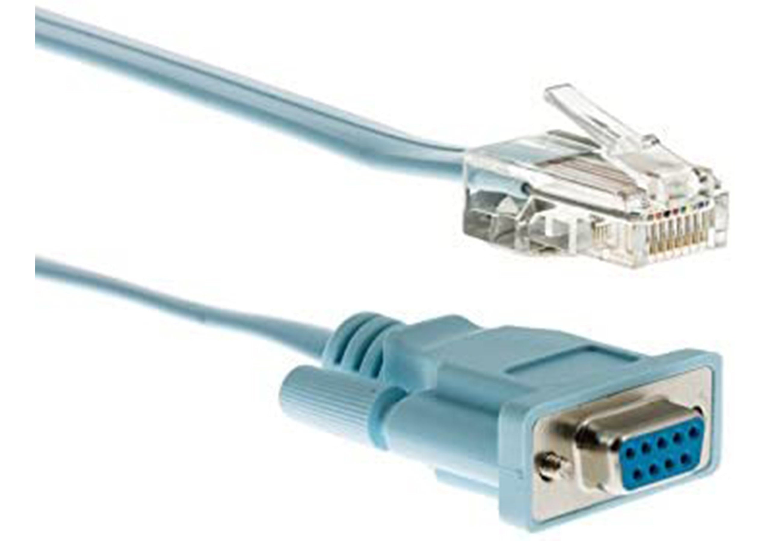 Cisco Konsolenkabel – RJ-45 zu DB9, 1,8 m, Grau, 1 Stück