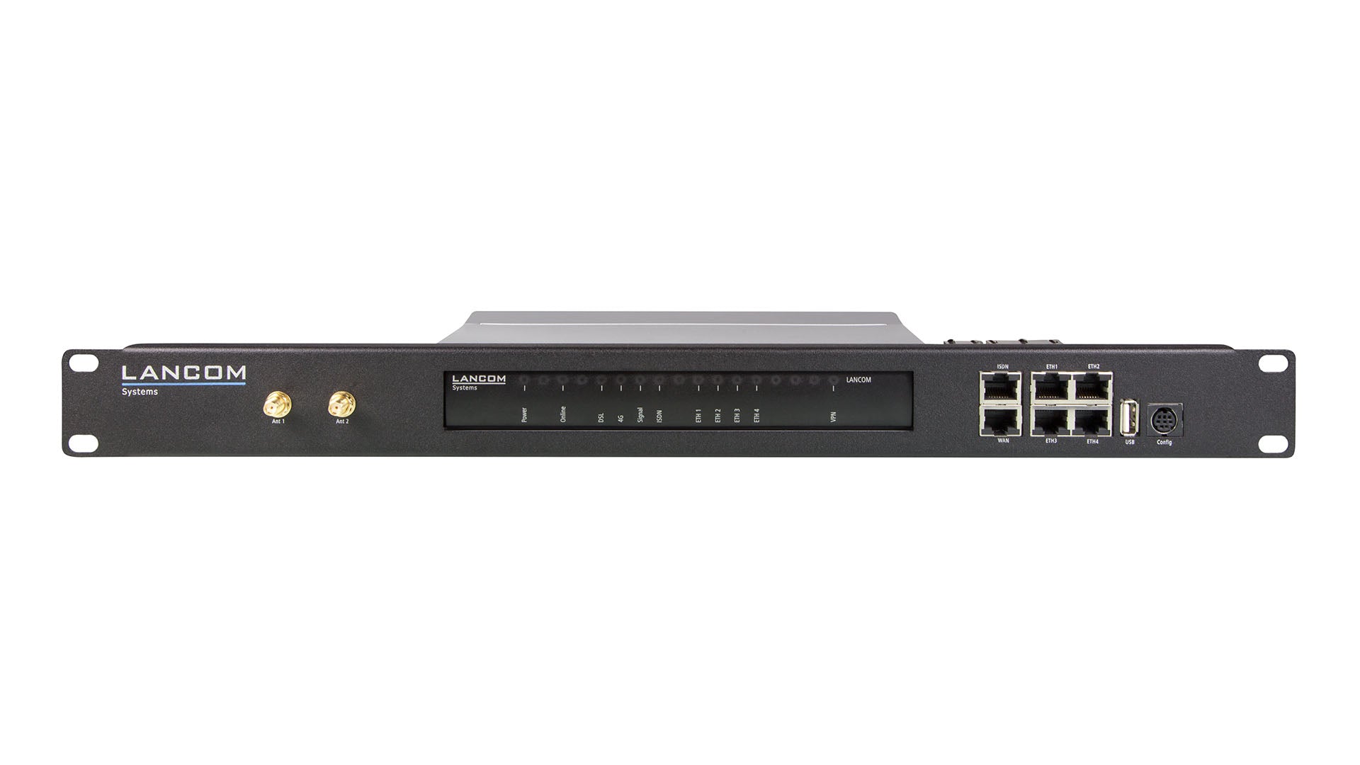 LANCOM Systems LANCOM Rack Mount Plus – Rack-Montage, 1U, für LANCOM 1800EF, LANCOM 1700 Serie (u. a.)
