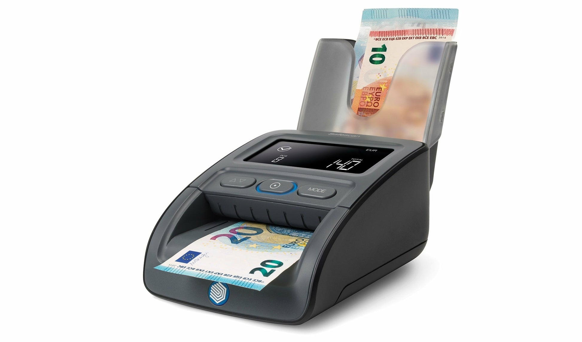 Safescan RS-100 – Geldschein-Stapler, 10 Blätter, für Safescan 155-S, 96 × 105 × 24 mm, Schwarz