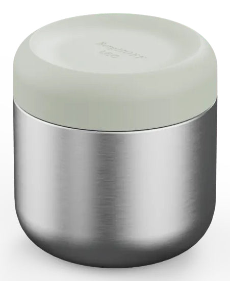 BergHOFF Lunchbox 350 ml, Ø 9,5 × 10 cm, Edelstahl/Kunststoff, grün, isoliert