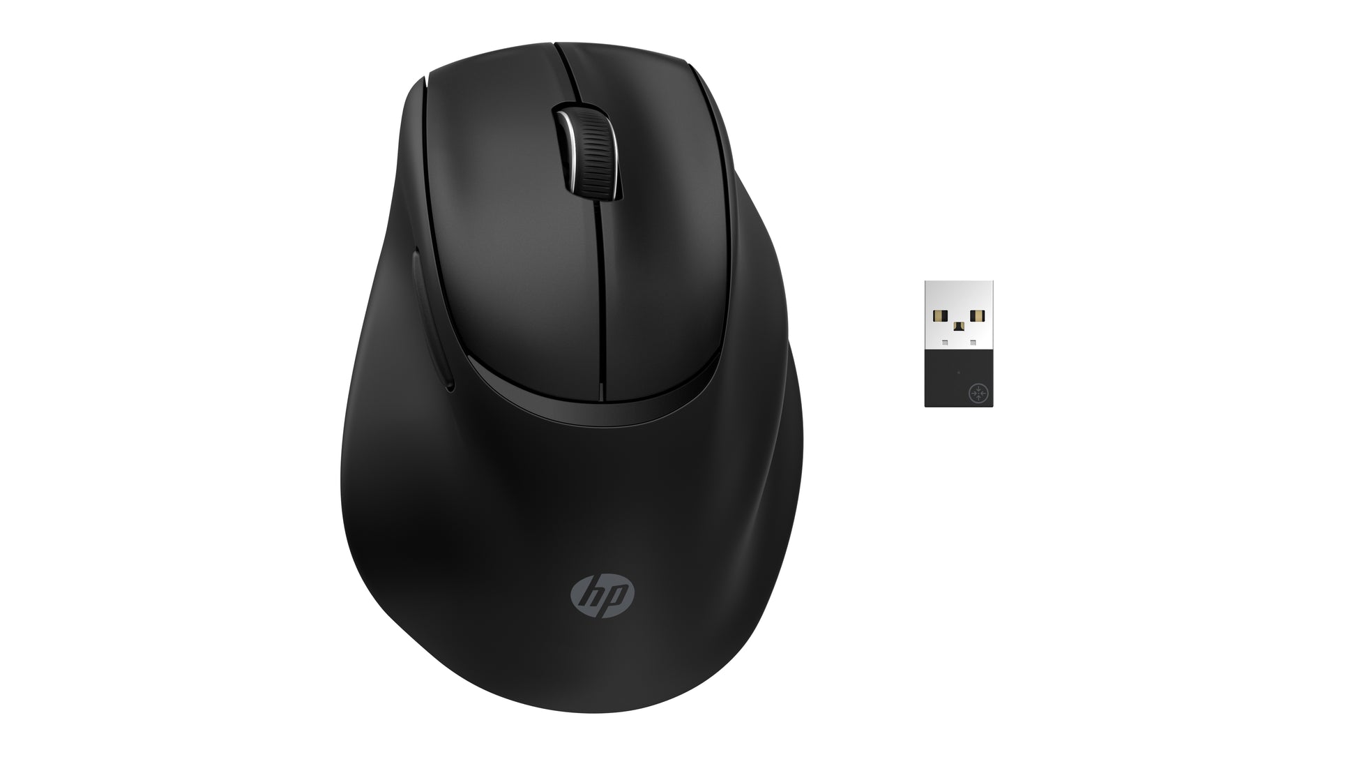 HP Tilt 725M – Maus – Kabellos (Bluetooth/2,4 GHz), Schwarz