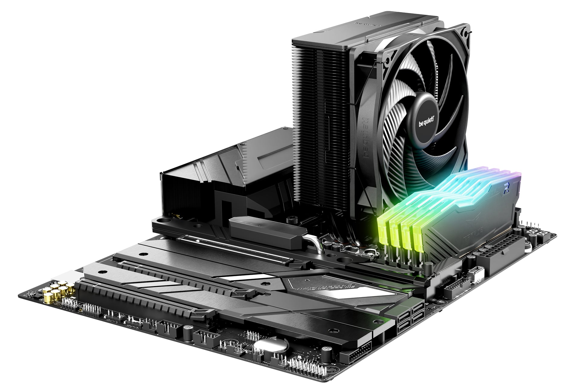 be quiet! be quiet Pure Rock 3 Black – CPU-Kühler 120 mm, 2000 U/min, für Intel LGA1851, LGA 1150, LGA 1151 und andere