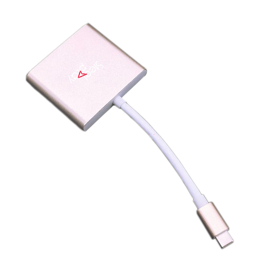 Steelplay JVASWI00027 Multiport-Adapter – USB-C, 1× HDMI, 1× USB-A, 1× USB-C