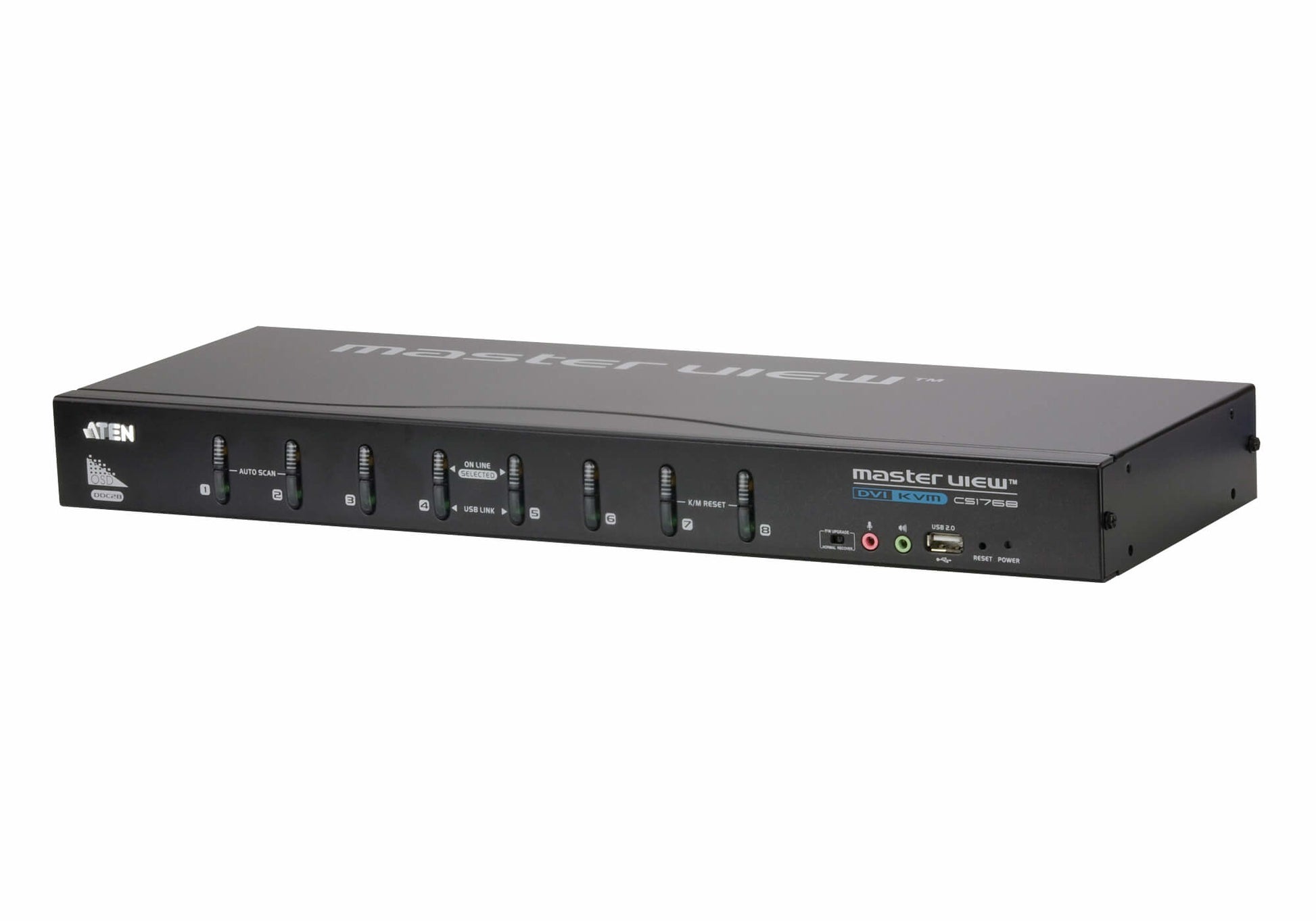 ATEN CS1768 – KVM-Switch, 8-Port, DVI-I/USB, 2048 × 1536, für Windows, Linux, Mac und andere