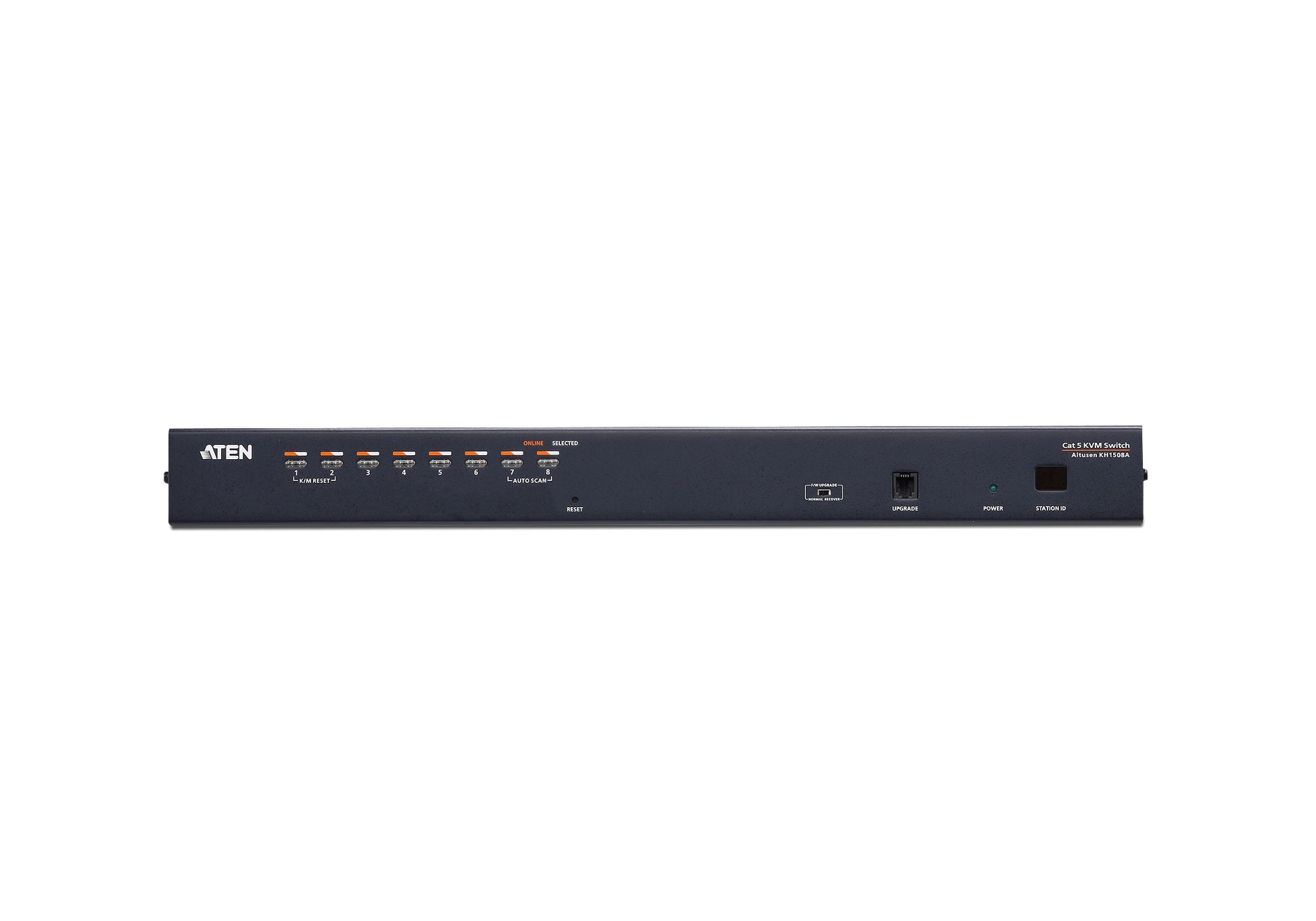 ATEN KVM-Switch, 8-Port (RJ45), USB/PS/2-Konsole, Daisy Chain