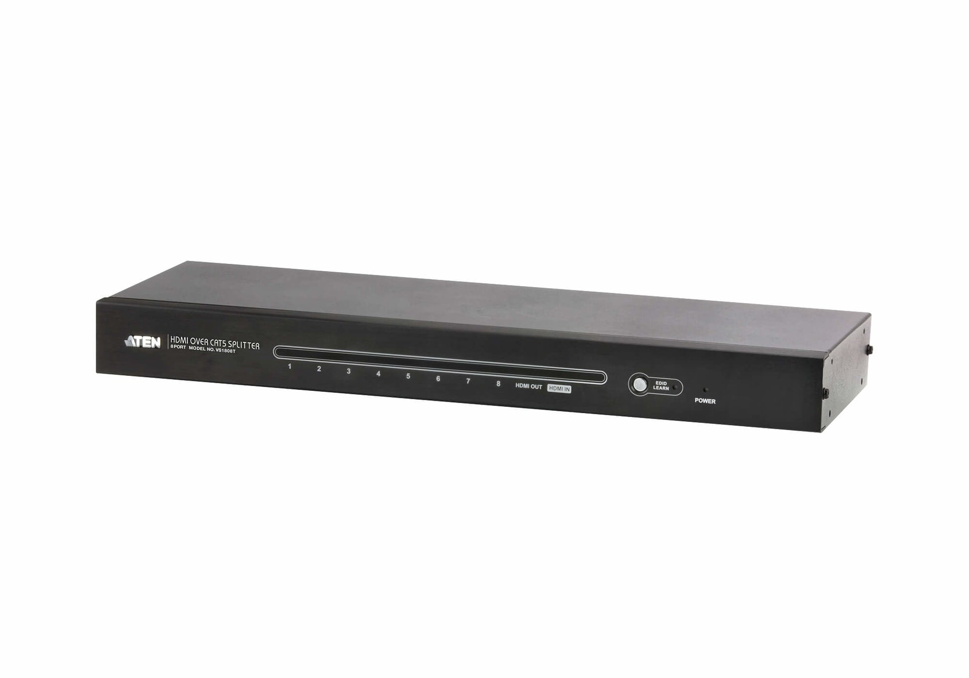 ATEN VS1808T – HDMI-Splitter über Cat5e, 1× HDMI Eingang / 8× RJ45 Ausgang, 1080p@40 m, 60 m, 3D, EDID, CEC, HDCP