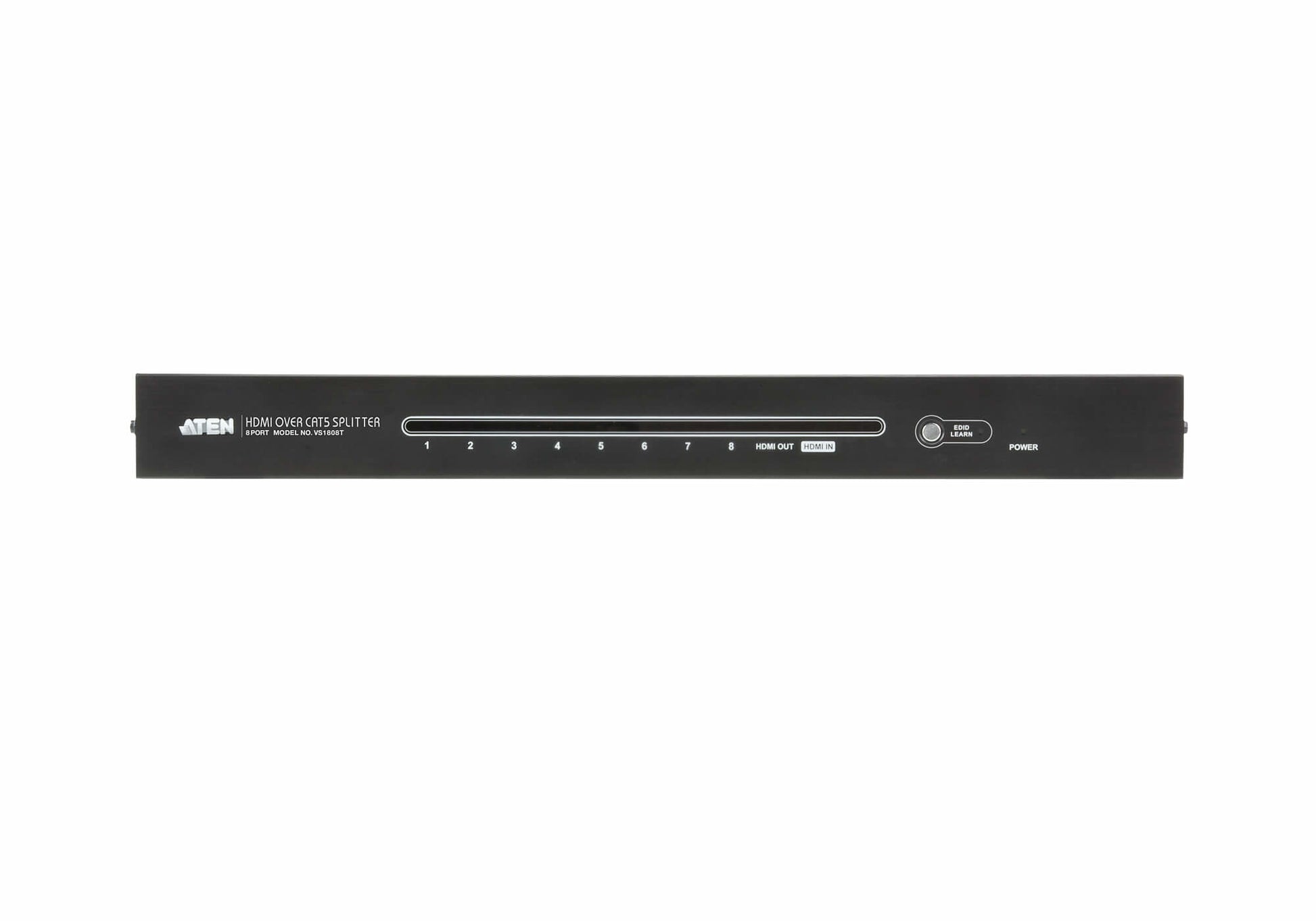 ATEN VS1808T – HDMI-Splitter über Cat5e, 1× HDMI Eingang / 8× RJ45 Ausgang, 1080p@40 m, 60 m, 3D, EDID, CEC, HDCP