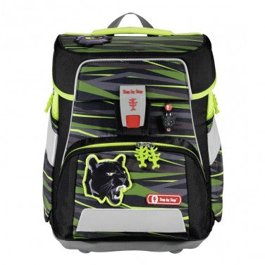 Step by Step Schulrucksack-Set Space – 5-teilig – Wild Cat Chiko – recycelter Bestandteil