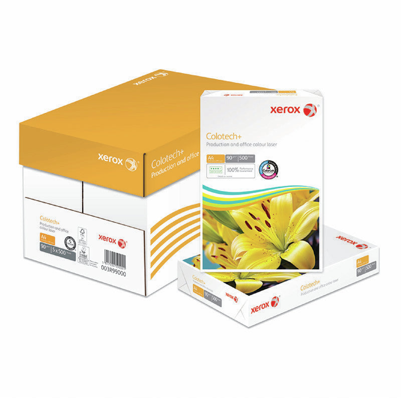 Xerox Colotech+ Colotech+ Beschichtetes Laserpapier glänzend weiss – A4, 90 g/m², 2'500 Blatt