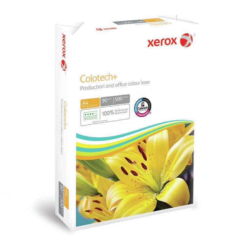 Xerox Colotech+ Colotech+ Beschichtetes Laserpapier glänzend weiss – A4, 90 g/m², 2'500 Blatt