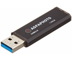 AgfaPhoto 10572 – 128 GB USB-Stick, USB Typ-A, USB 3,2 Gen 1, schwarz