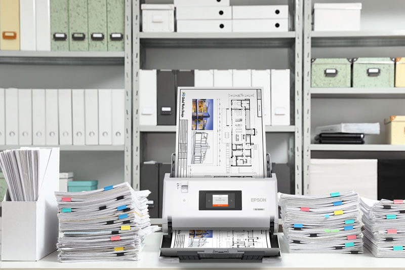 Epson WorkForce DS-30000 – Dokumentenscanner, A3, Duplex, 70 ppm, 600 dpi, ADF 120 Blatt, USB