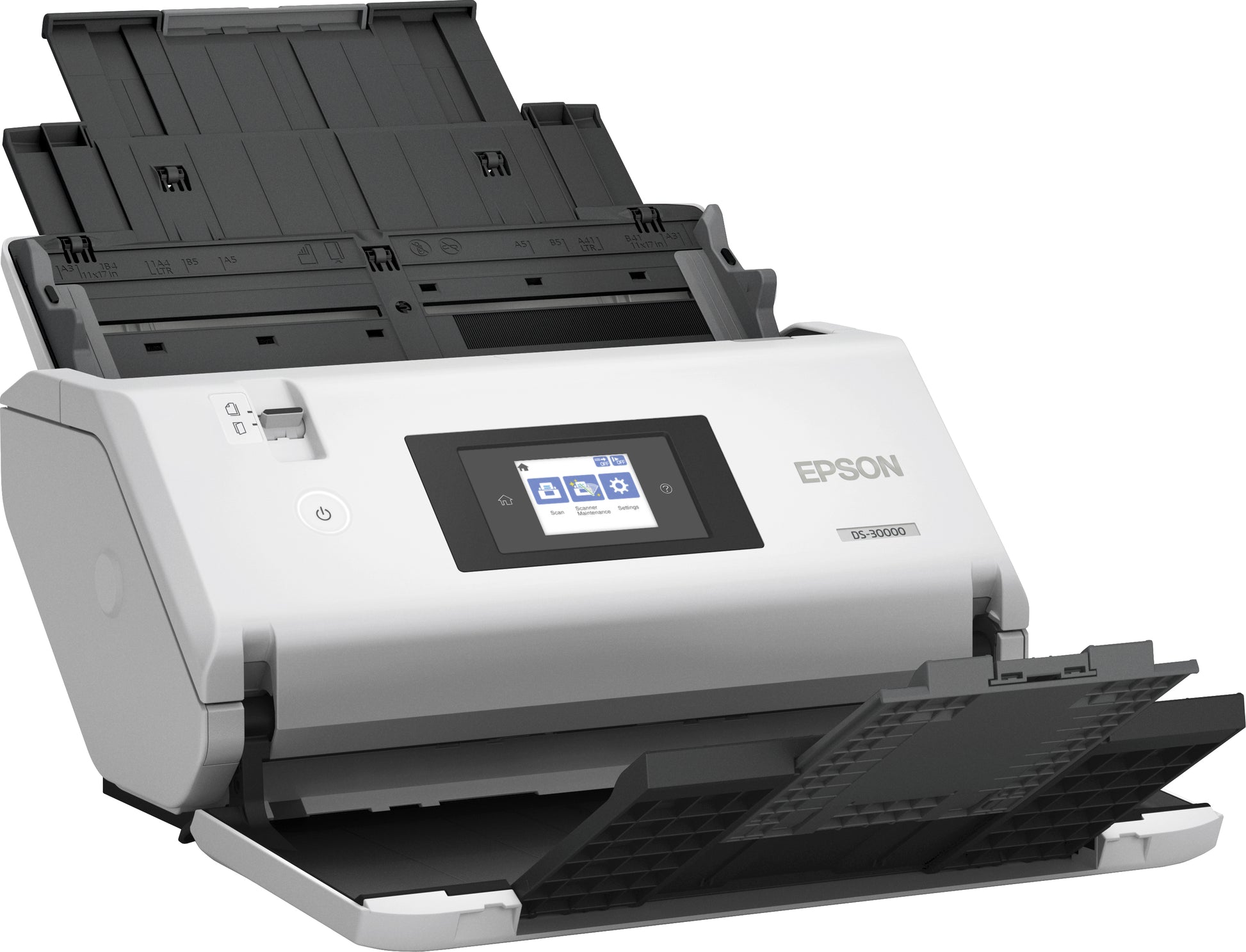 Epson WorkForce DS-30000 – Dokumentenscanner, A3, Duplex, 70 ppm, 600 dpi, ADF 120 Blatt, USB