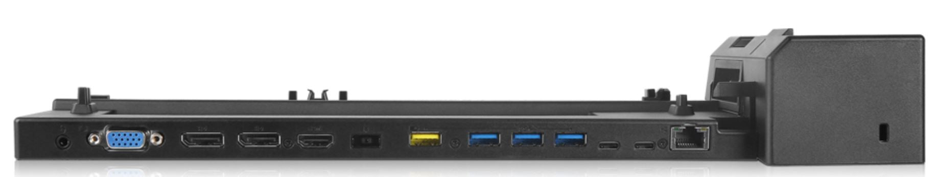 Lenovo ThinkPad Ultra Dockingstation – USB-C, 2× DP, 1× HDMI, 1× VGA, 135 W PD, GbE, für P52s/T480